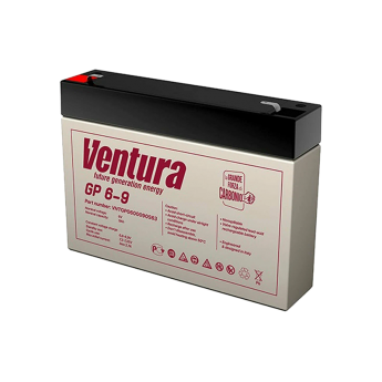 Аккумулятор для систем безопасности GP 6-9 VENTURA AGM от -10 до +45