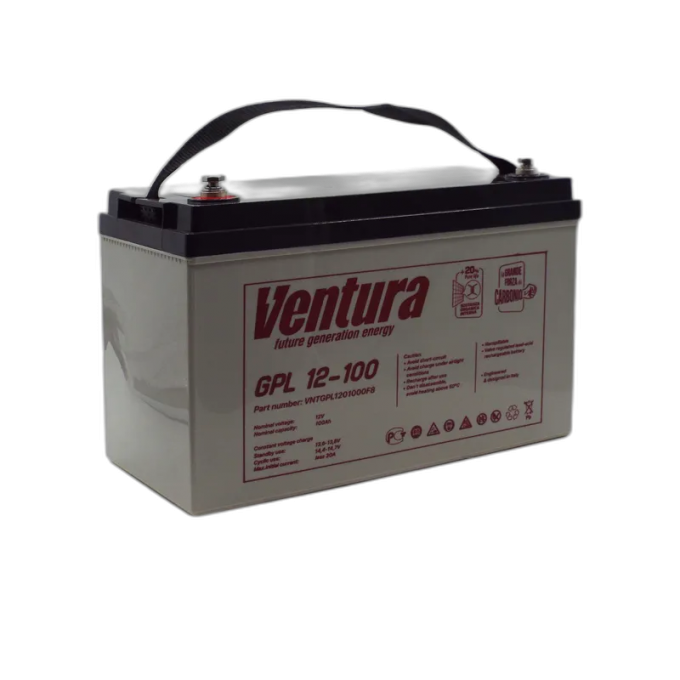 Аккумулятор (универсальная батарея) GPL 12-100 VENTURA AGM от -10 до +45 GPL-12-100