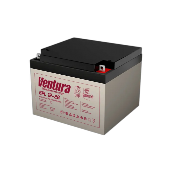 Аккумулятор (универсальная батарея) GPL 12-26 VENTURA AGM от -10 до +45 GPL-12-26