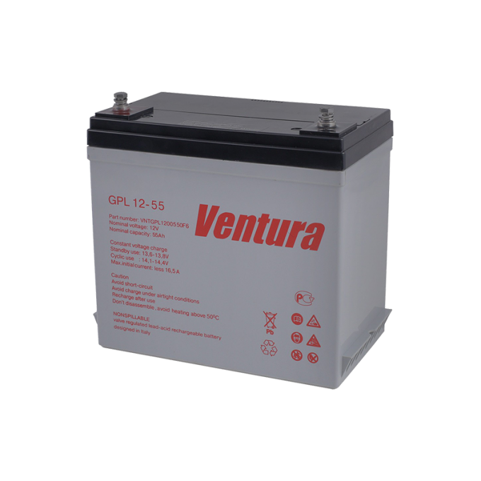 Аккумулятор (универсальная батарея) GPL 12-55 VENTURA 57 AGM GPL-12-55