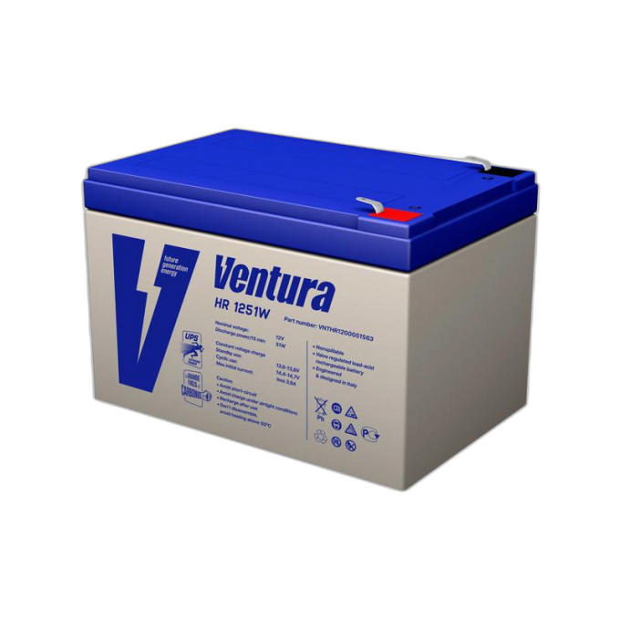 Аккумулятор для компактных ИБП HR 1234W VENTURA 9 AGM HR-1234W